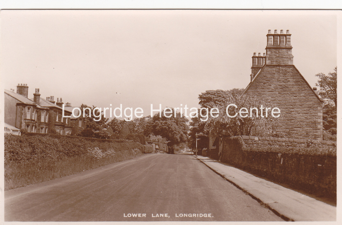 151A - Lower Lane - A view towards Clitheroe from near Prospect House - 1945